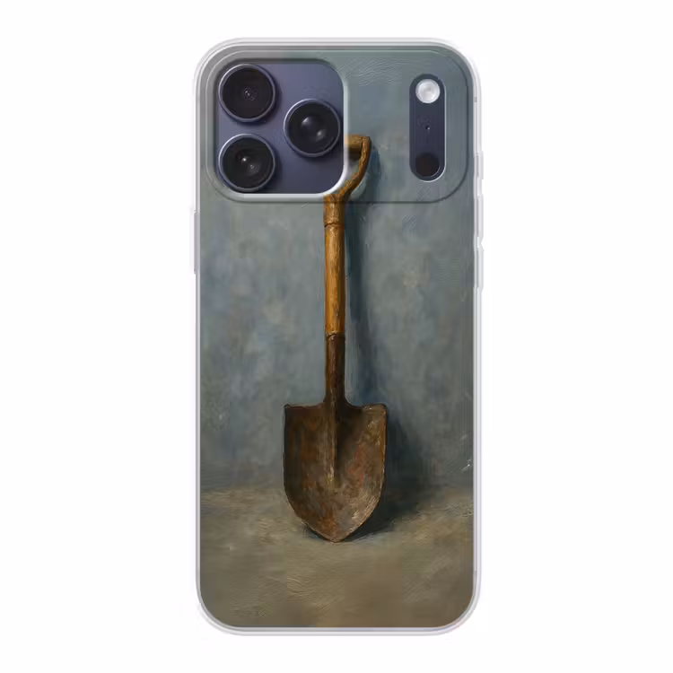 Telefoonhoesje Softcase - Schep - Gereedschap - Schilderij — 1