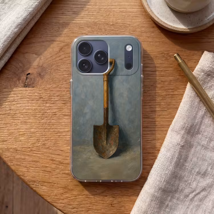 Telefoonhoesje Softcase - Schep - Gereedschap - Schilderij — 2