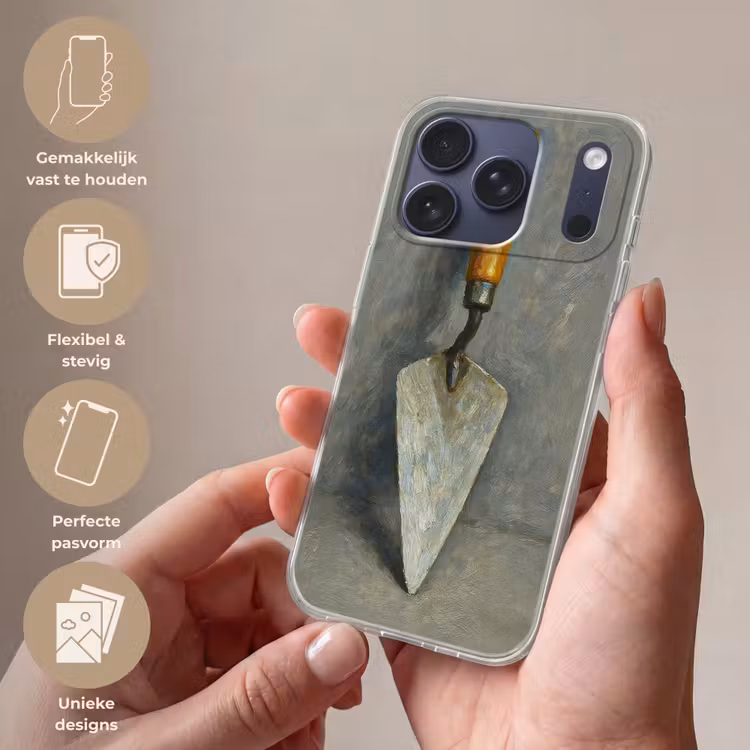 Telefoonhoesje Softcase - Troffel - Verf - Gereedschap — 4