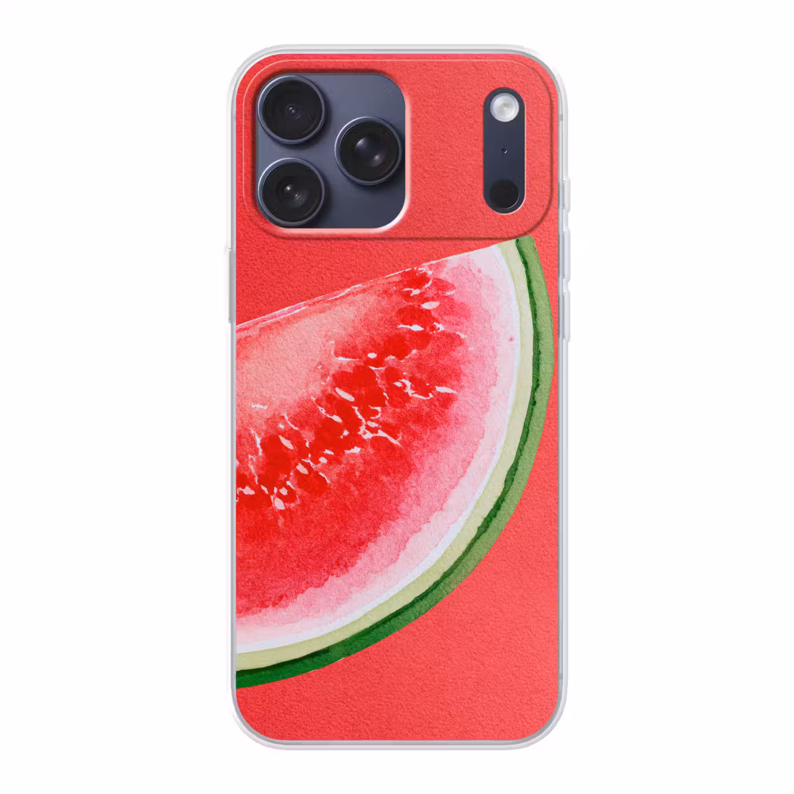 Telefoonhoesje Softcase - Watermeloen - Rood - Zomers — 1