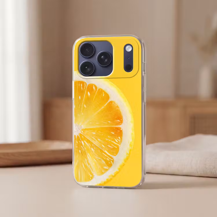Telefoonhoesje Softcase - Citroen - Geel - Zonnig — 3