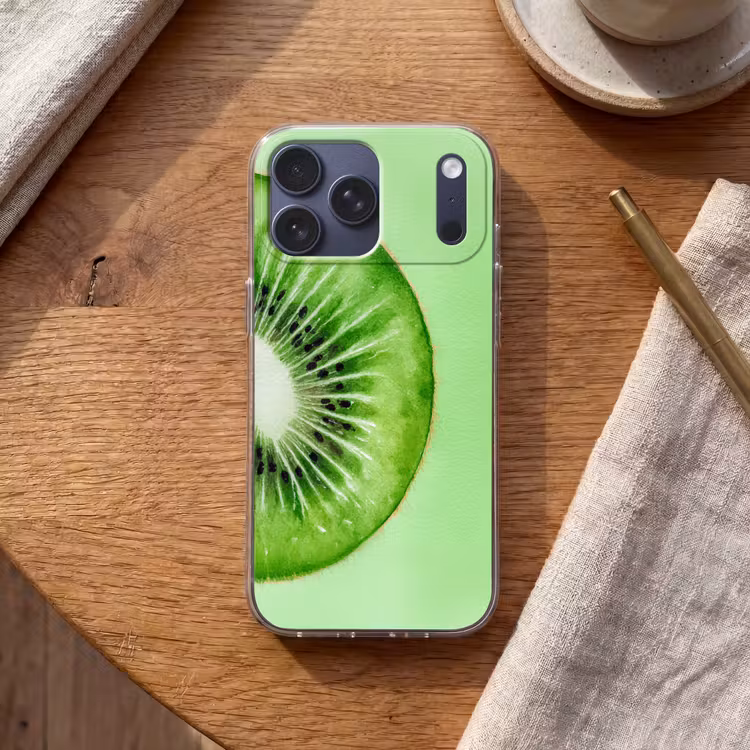Telefoonhoesje Softcase - Kiwi - Groen - Fris — 2
