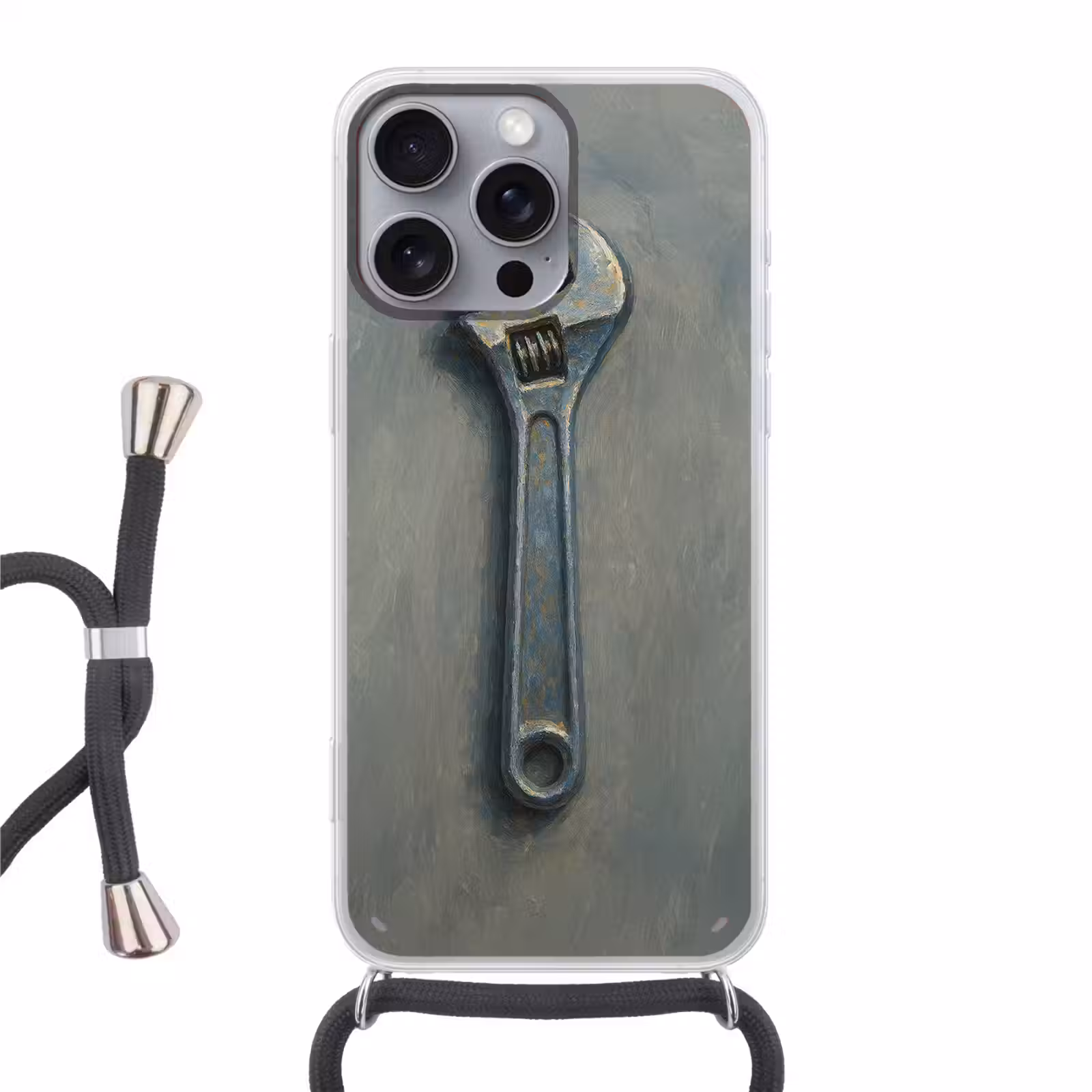 Telefoonhoesje met koord - Moersleutel - Gereedschap - Verf — 1