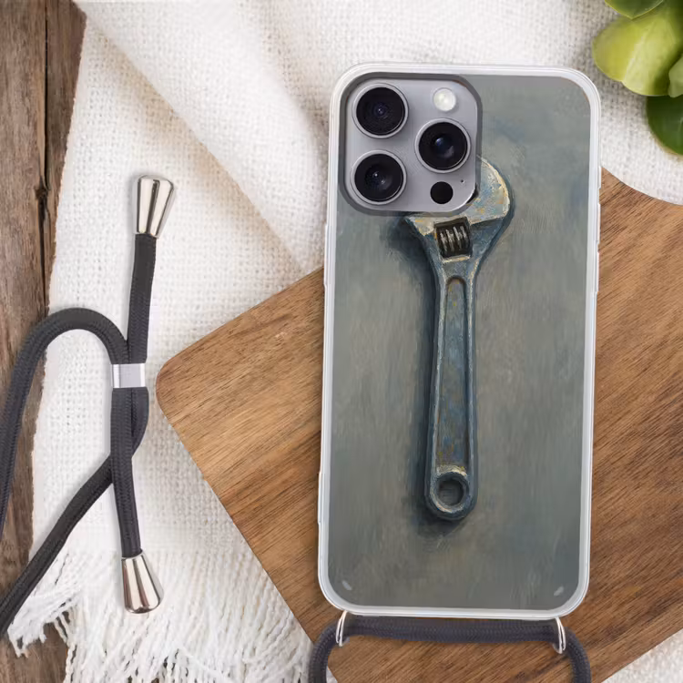Telefoonhoesje met koord - Moersleutel - Gereedschap - Verf — 3