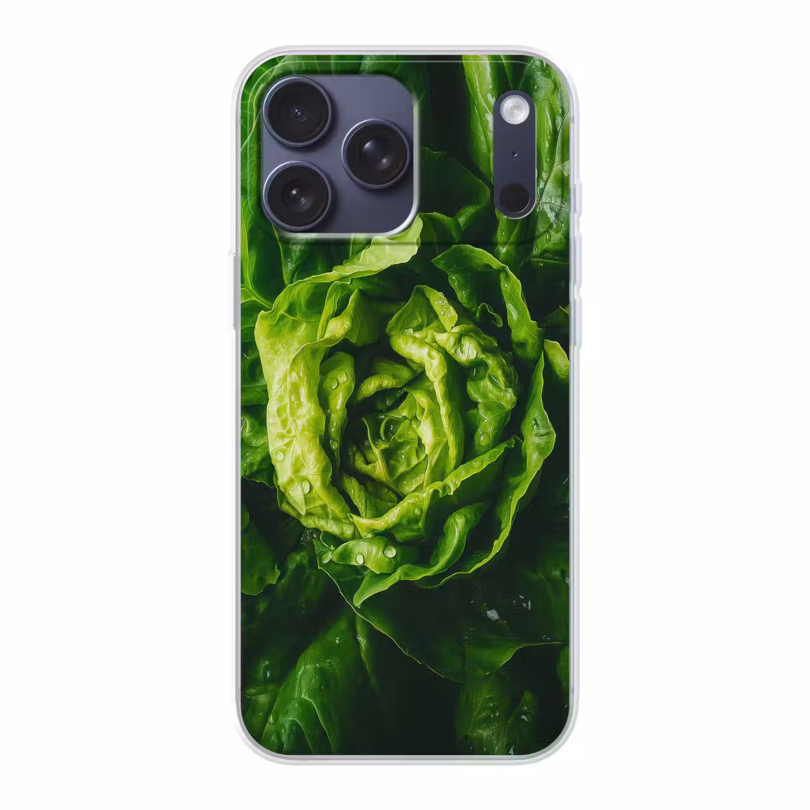 Telefoonhoesje Softcase - Groente - Sla - Groen — 1