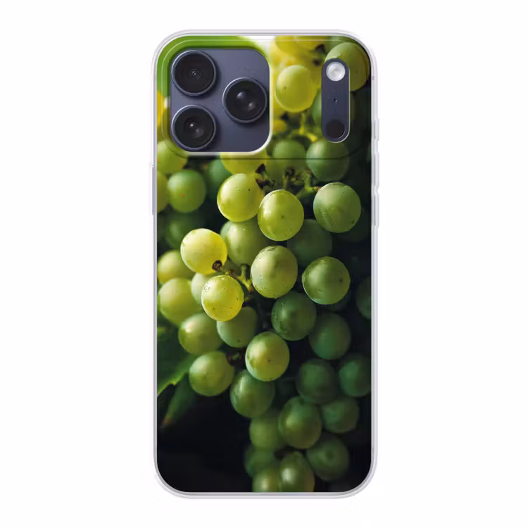 Telefoonhoesje Softcase - Druiven - Tros - Groen — 1