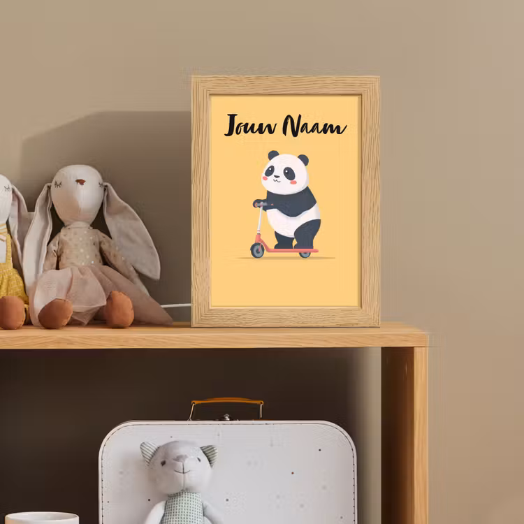 Nachtlampje met naam - Panda op Step — 3