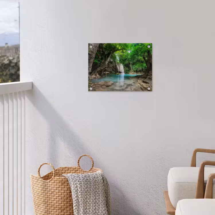 Tuinposter - Jungle - Waterval - Planten - Water - Natuur — 3