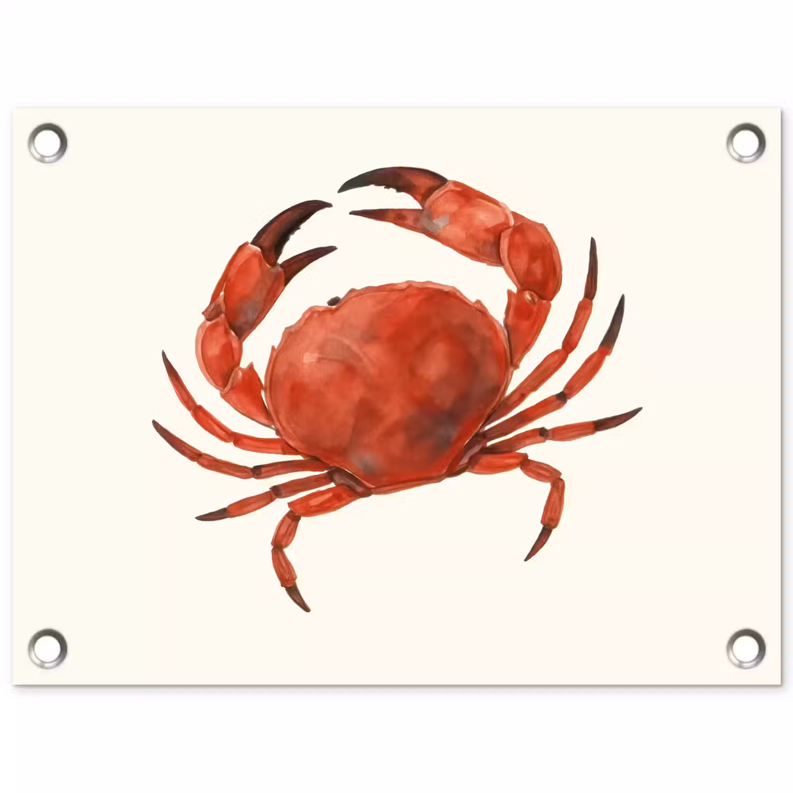Tuinposter - Krab - Felrood - Poten — 1