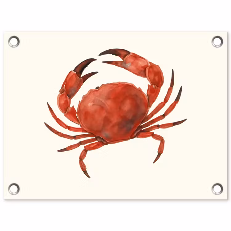 Tuinposter - Krab - Felrood - Poten — 1