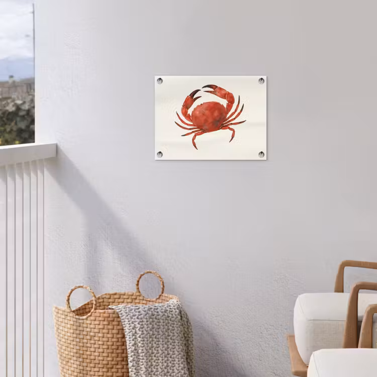 Tuinposter - Krab - Felrood - Poten — 3