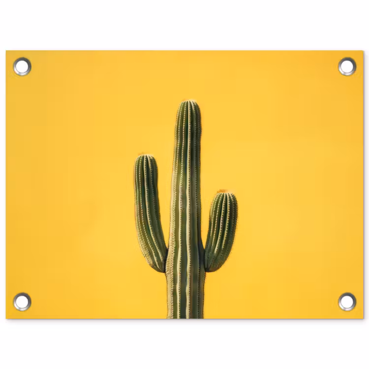 Tuinposter - Cactus - Groen - Minimalistisch — 1