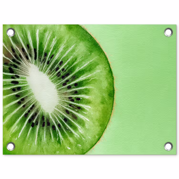 Tuinposter - Kiwi - Groen - Fris — 1