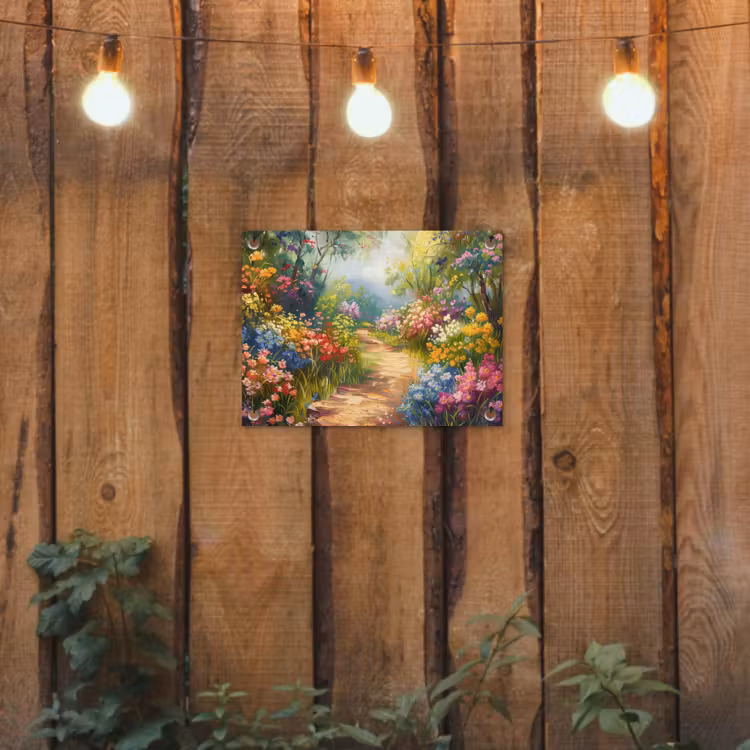 Tuinposter - Natuur - Landschap - Bloemen - Kleurrijk — 2
