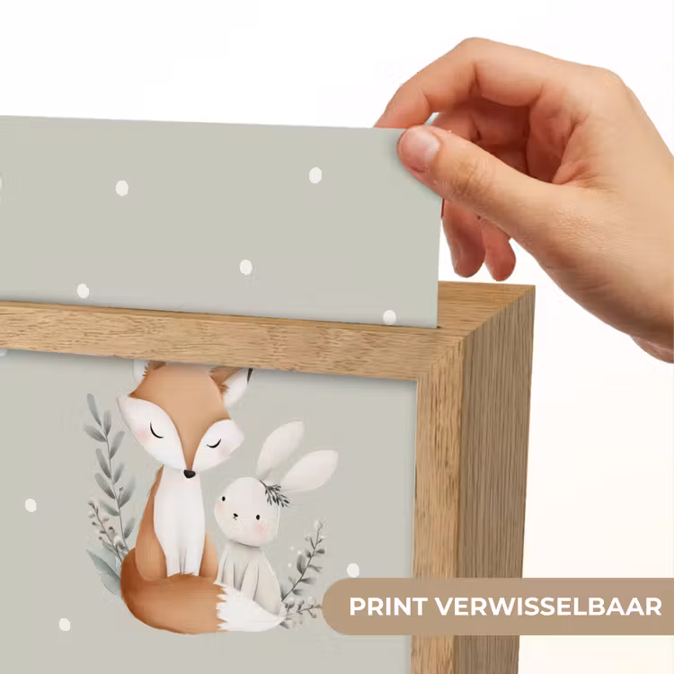 Nachtlampje - Minimalistisch - Dieren - Bladeren - Stippen — 4