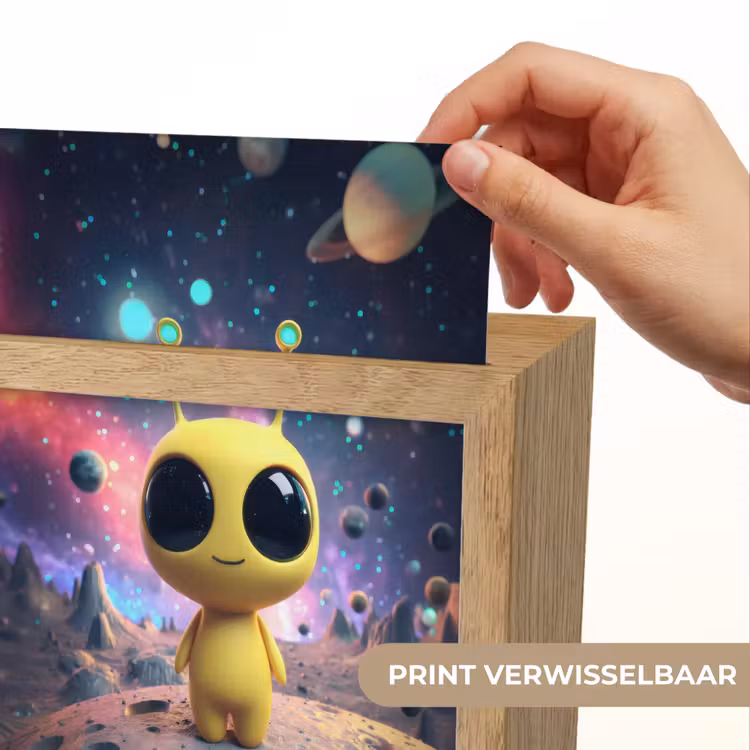 Nachtlampje - Gele Alien Ruimte Planeten — 4