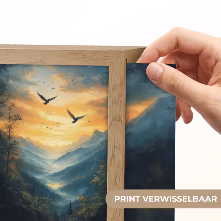 Lightbox - Wandlamp - Vogels - Zon - Bomen - Groen — 6
