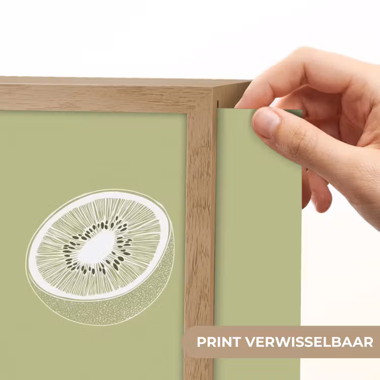 Lightbox - Wandlamp - Kiwi - Lijntekening - Minimalistisch - Groen — 6