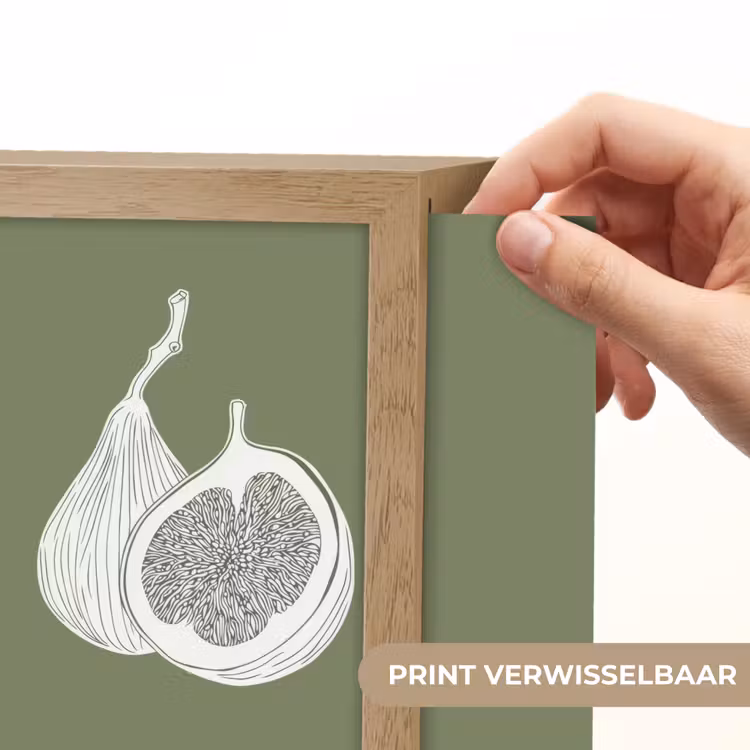 Lightbox - Wandlamp - Vijgen - Minimalistisch - Getekend - Mosgroen — 6