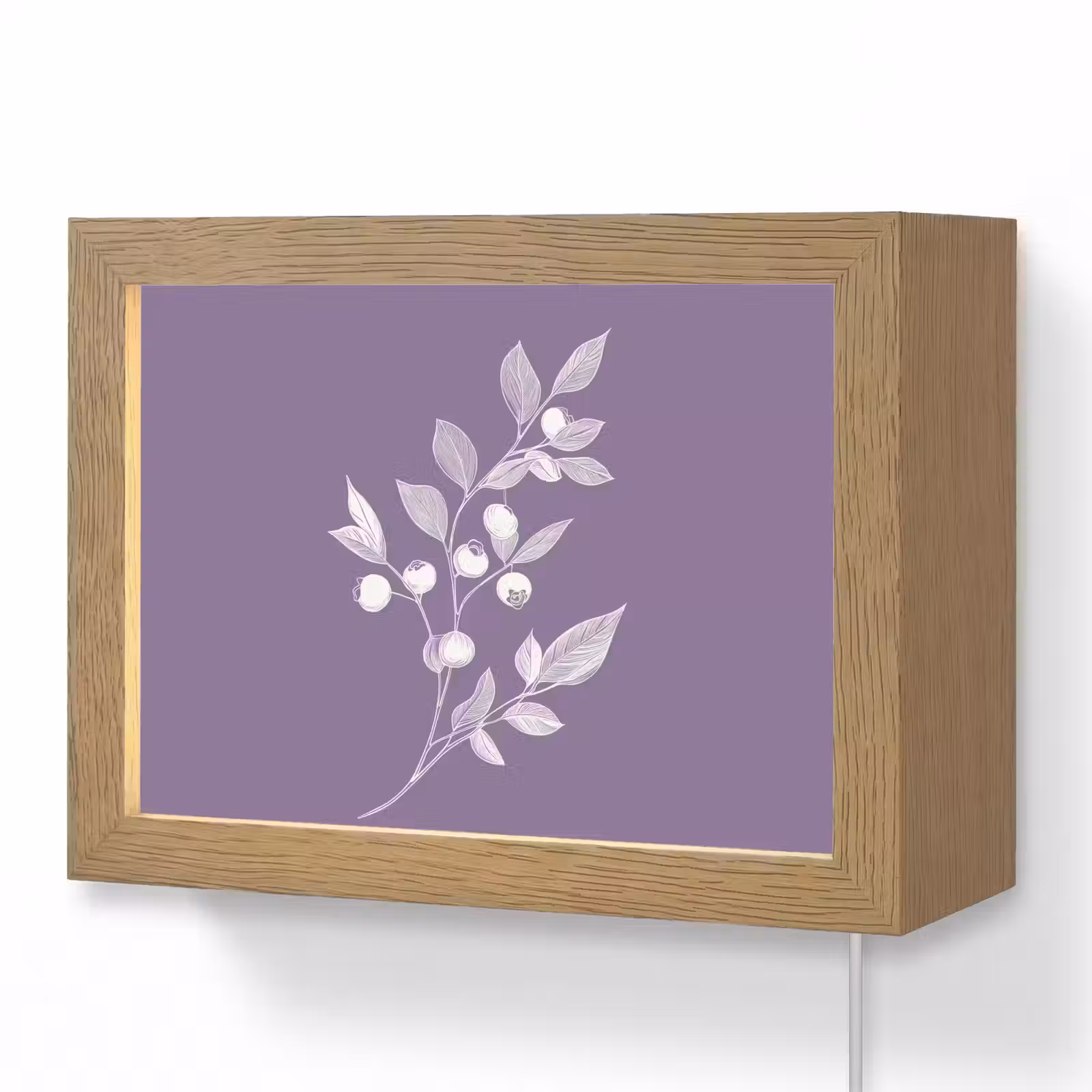 Lightbox - Wandlamp - Tak - Sierlijk - Bladeren - Minimalistisch — 1