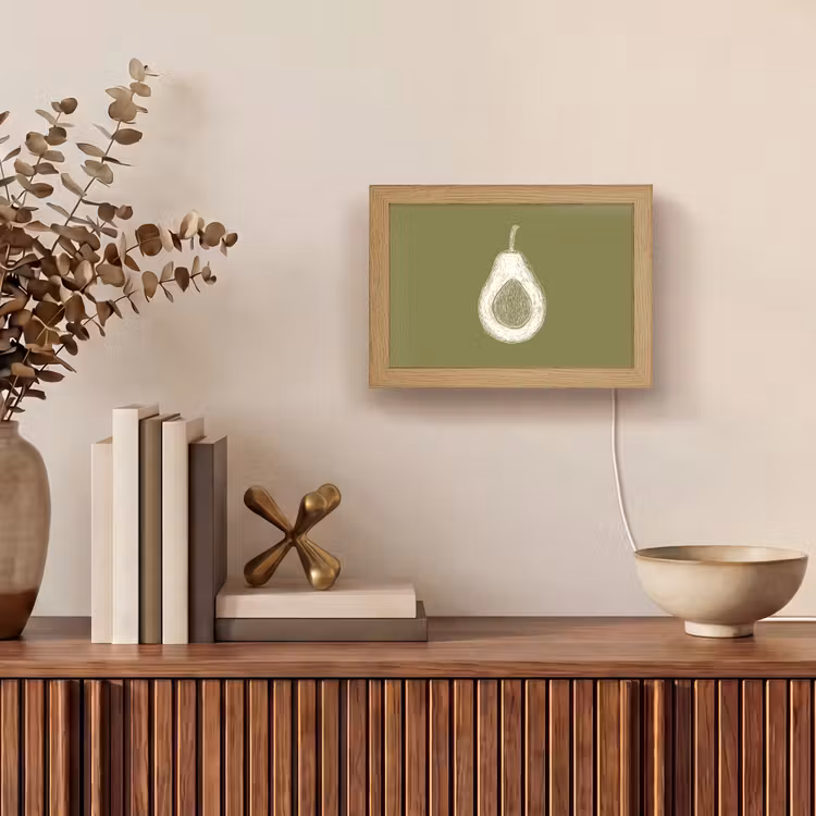 Lightbox - Wandlamp - Avocado - Minimalistisch - Illustratie - Groen — 4