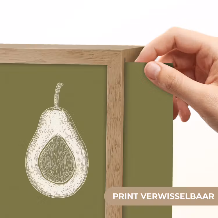 Lightbox - Wandlamp - Avocado - Minimalistisch - Illustratie - Groen — 6