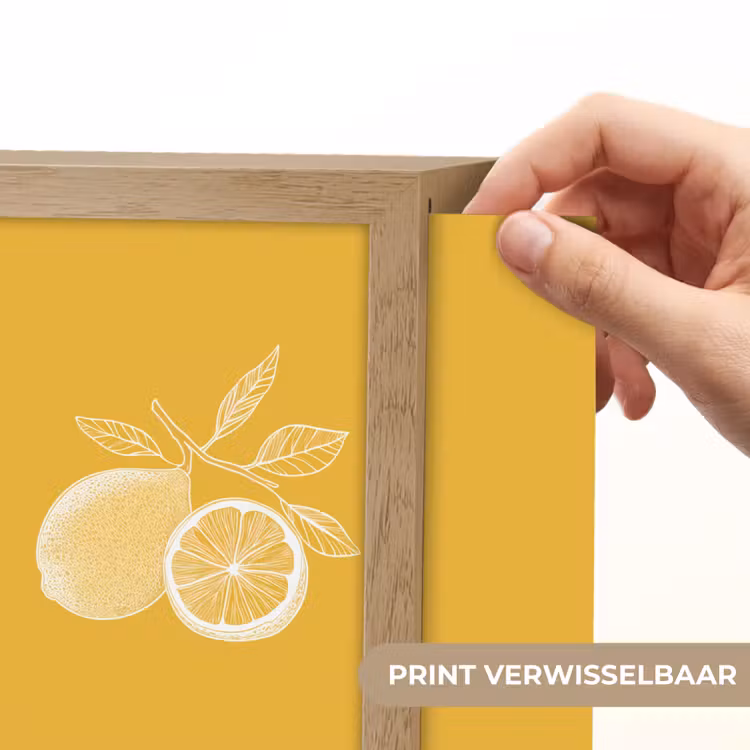 Lightbox - Wandlamp - Citroenen - Illustratie - Minimalistisch - Geel — 6