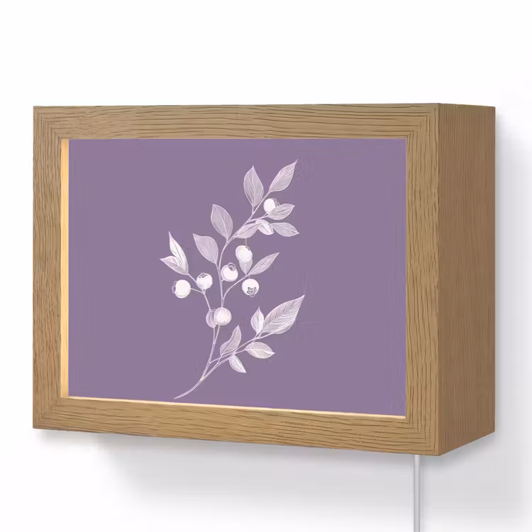 Lightbox - Wandlamp - Tak - Sierlijk - Bladeren - Minimalistisch — 1