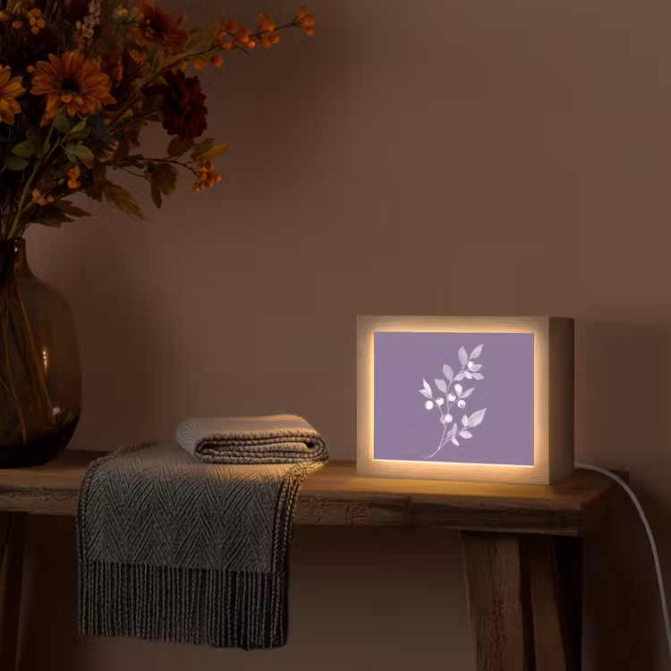 Lightbox - Wandlamp - Tak - Sierlijk - Bladeren - Minimalistisch — 5