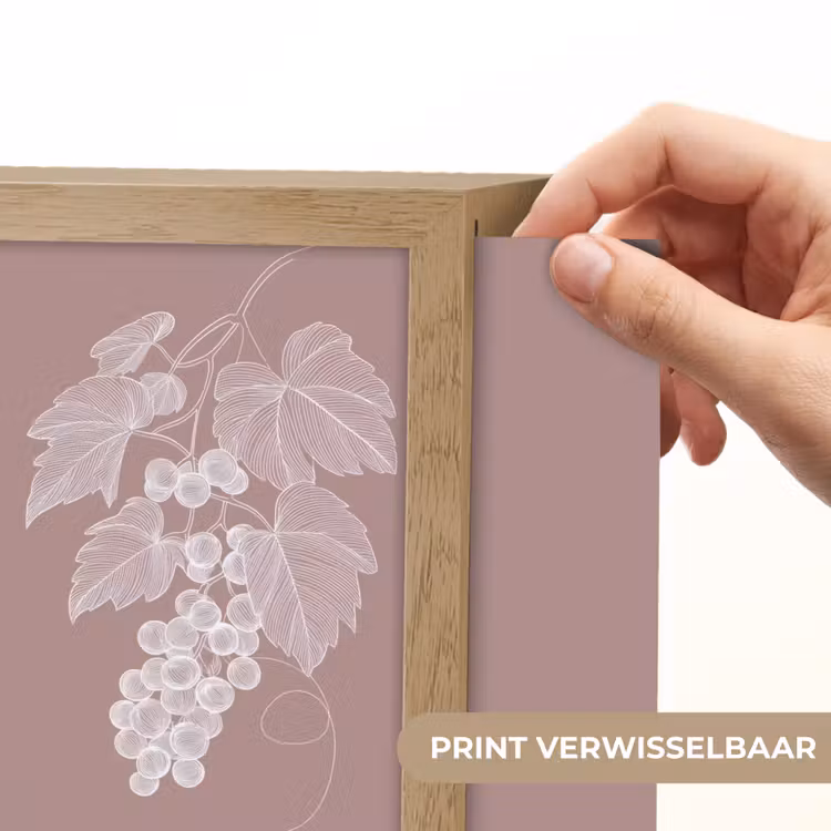 Lightbox - Wandlamp - Tros - Druiven - Illustratie - Bladeren — 6
