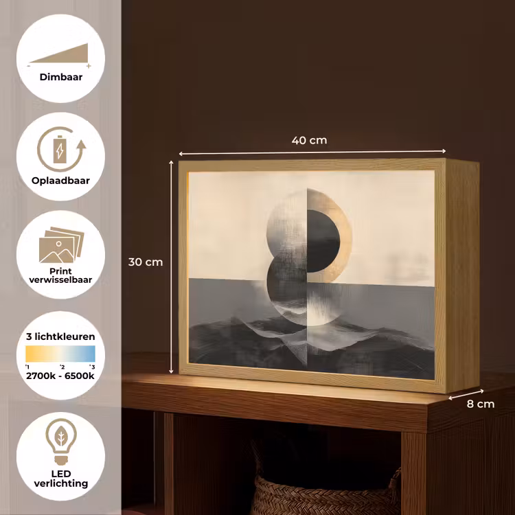 Lightbox - Wandlamp - Cirkels - Schaduw - Abstract — 10