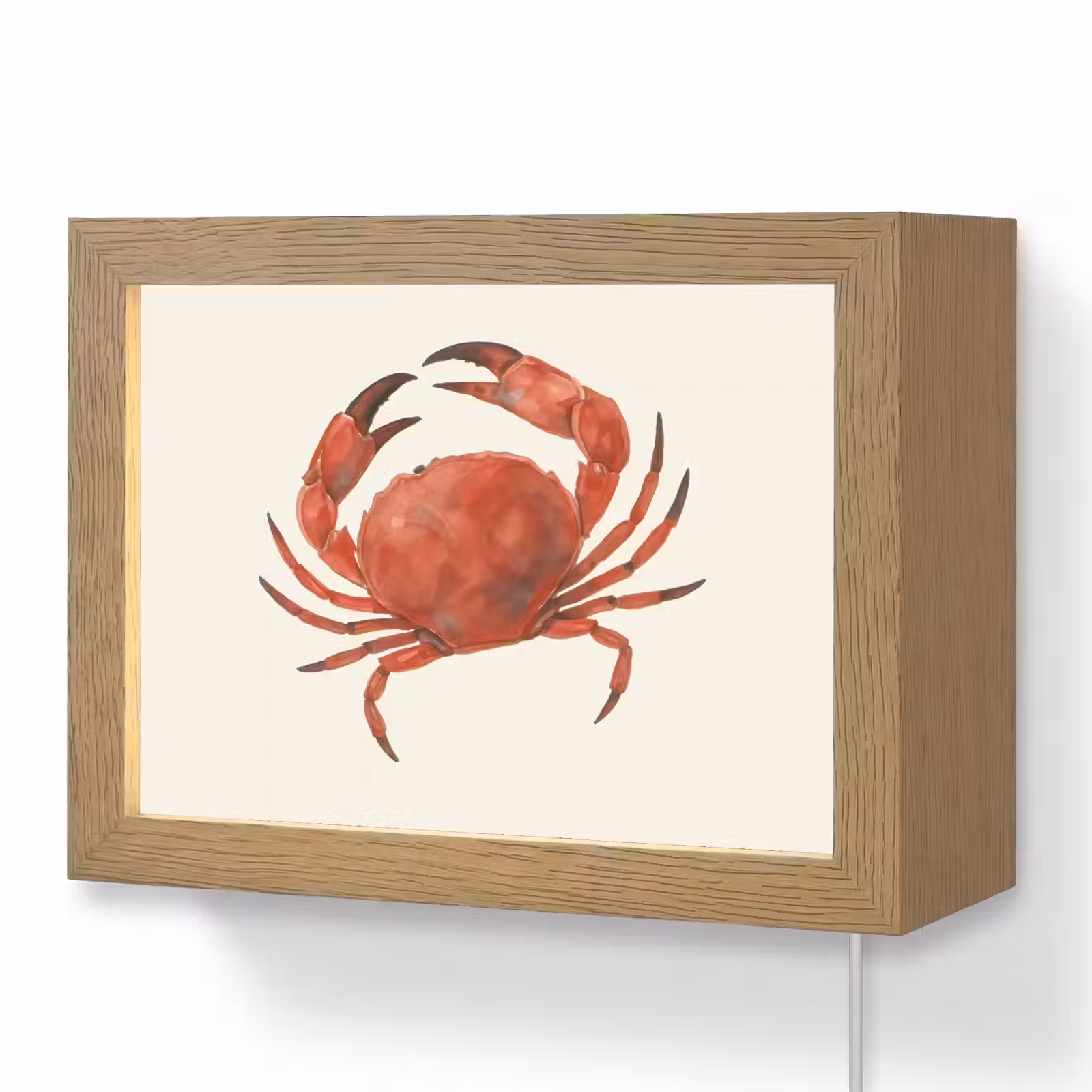 Lightbox - Wandlamp - Krab - Felrood - Poten — 1
