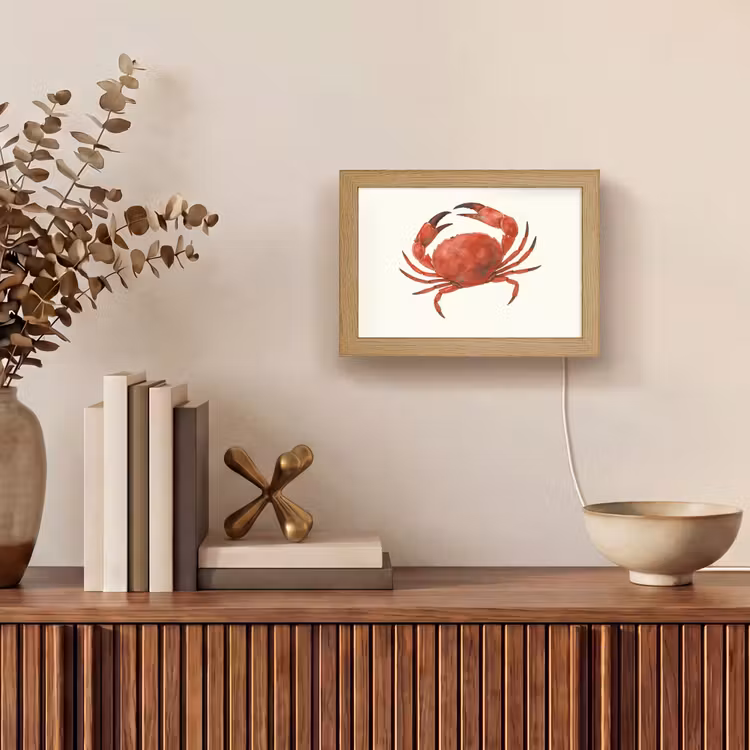 Lightbox - Wandlamp - Krab - Felrood - Poten — 4