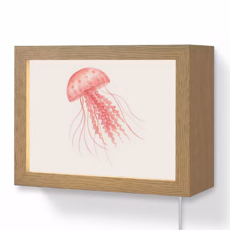 Lightbox - Wandlamp - Kwal - Tentakels - Roze — 1
