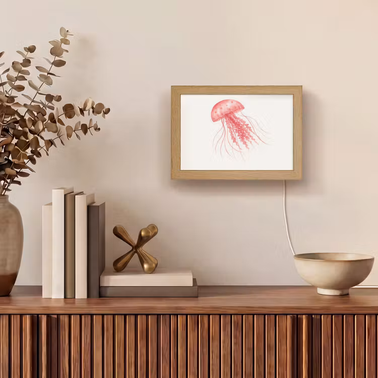 Lightbox - Wandlamp - Kwal - Tentakels - Roze — 4