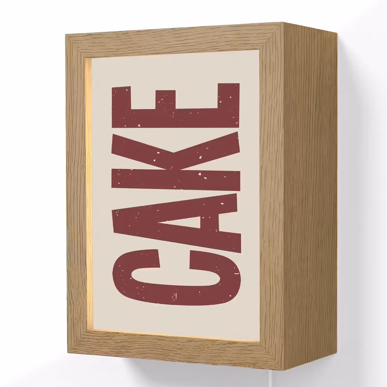 Lightbox - Wandlamp - Red - Cake - Decoratie - Eten — 1