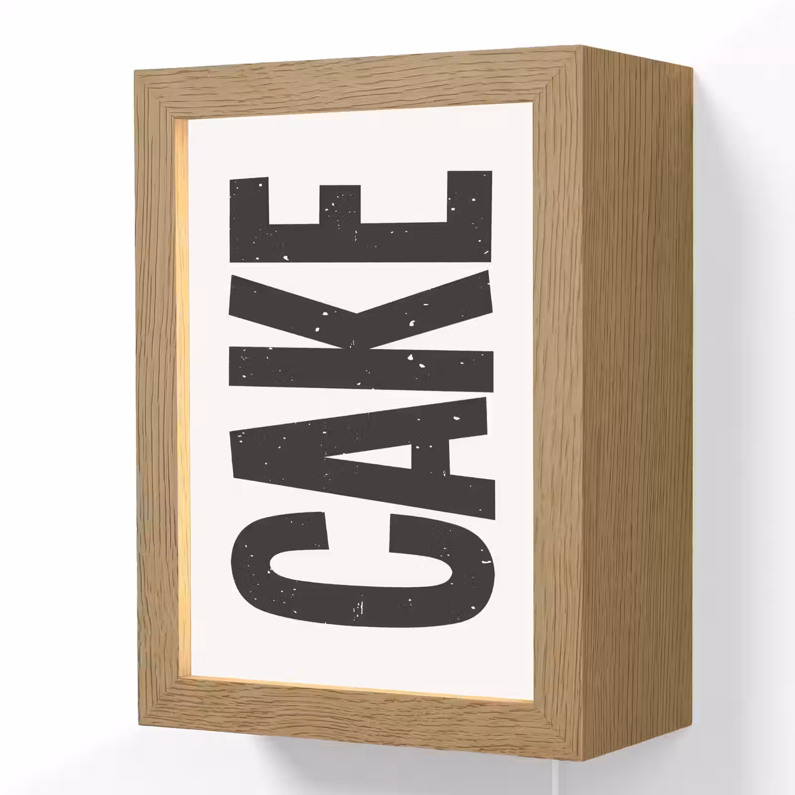 Lightbox - Wandlamp - Zwart - Cake - Eten - Decoratie — 1