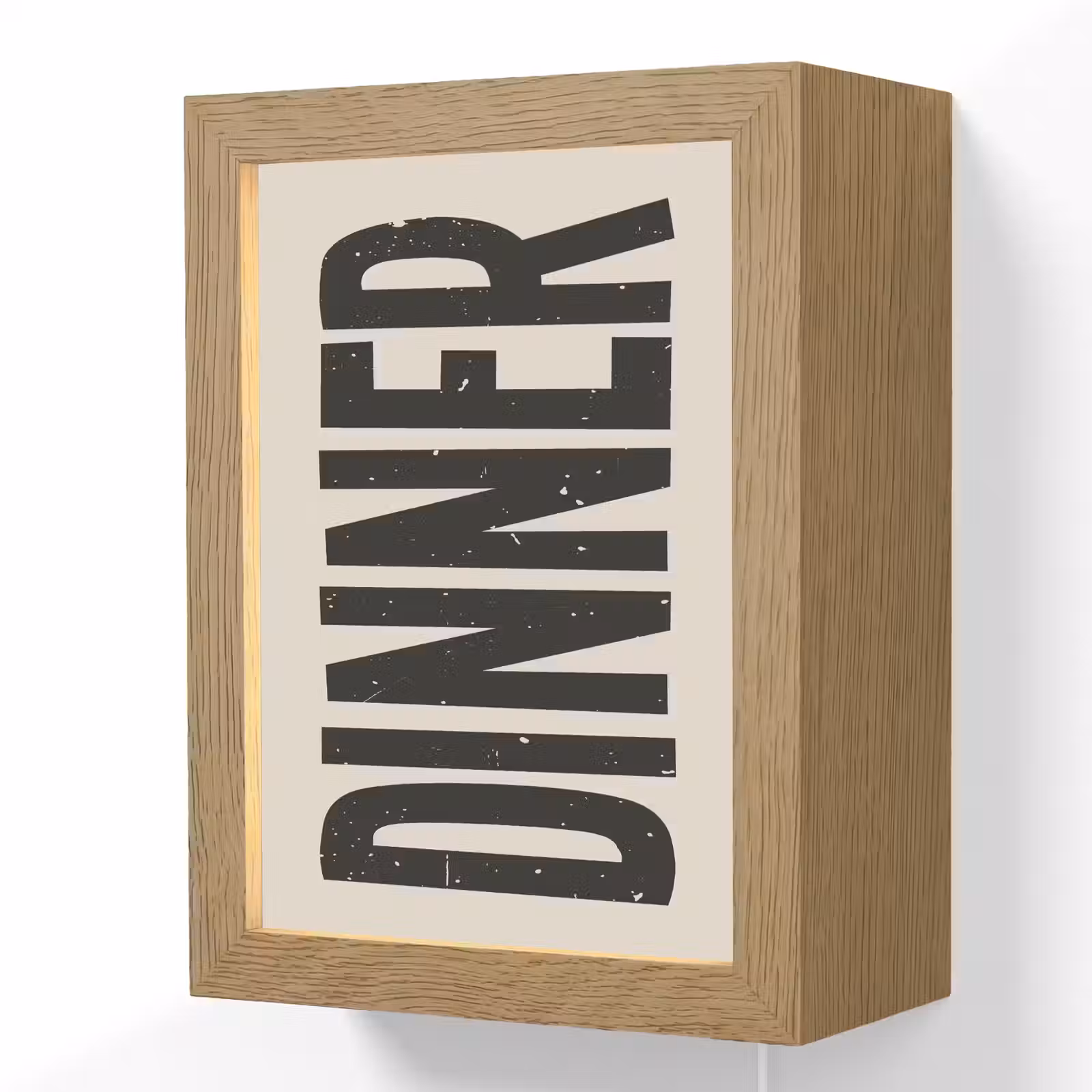 Lightbox - Wandlamp - Eten - Vintage - Retro - Japandi — 1