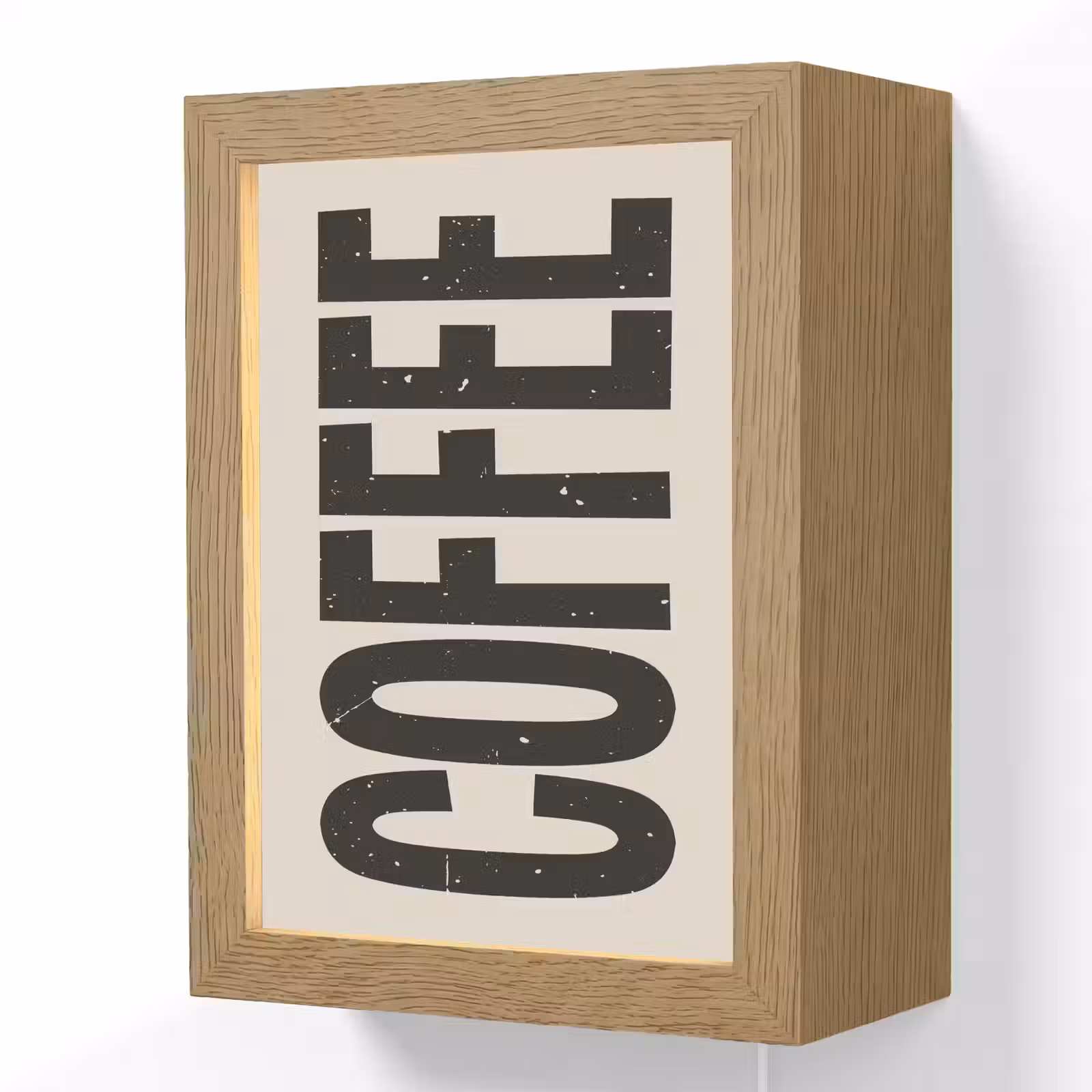 Lightbox - Wandlamp - Japandi - Koffie - Decoratie - Vintage — 1