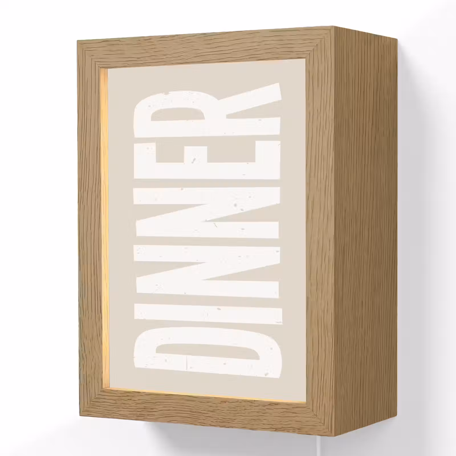 Lightbox - Wandlamp - Vintage - Beige - Japandi - Wit — 1