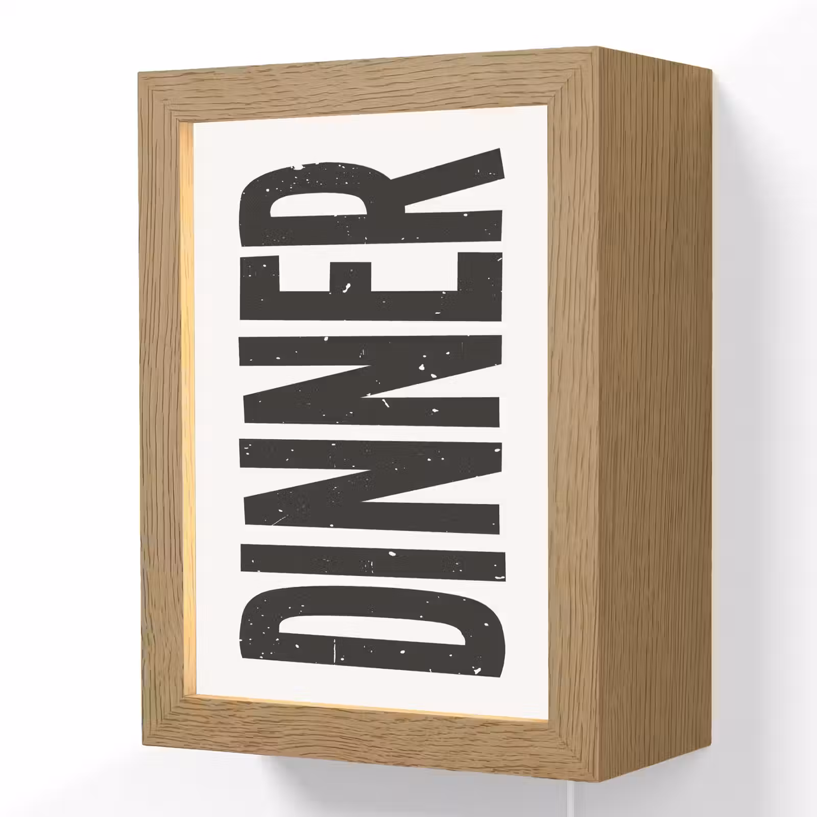 Lightbox - Wandlamp - Zwart - Decoratie - Vintage - Eten — 1