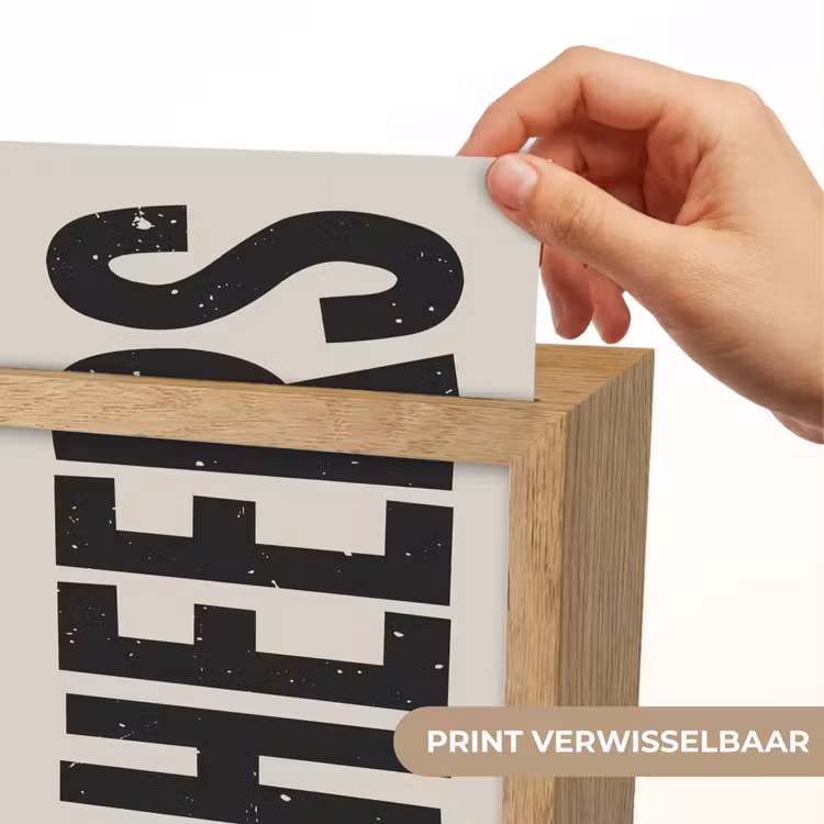 Lightbox - Wandlamp - Cheers - Japandi - Zwart - Letters — 6