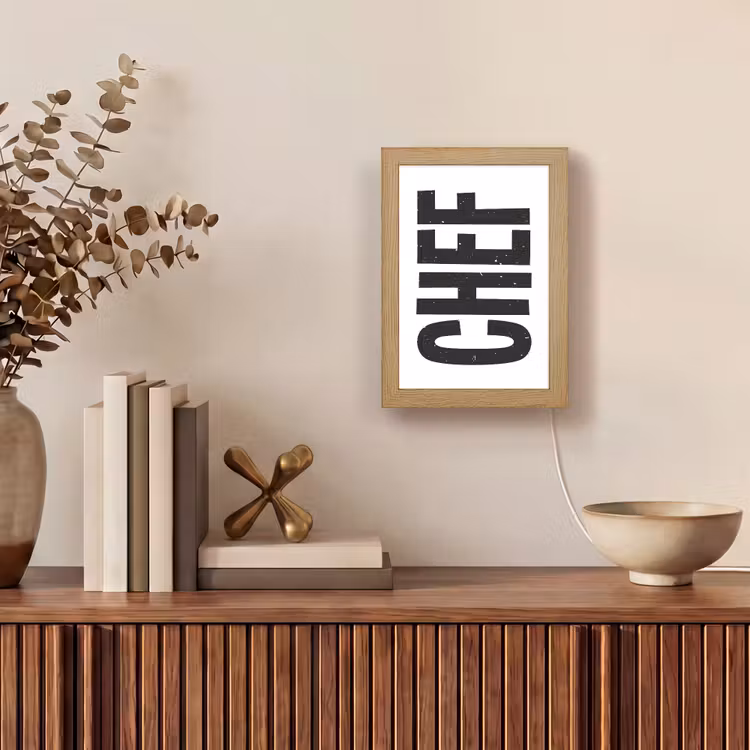 Lightbox - Wandlamp - Chef - Japandi - Decoratie - Vintage — 4