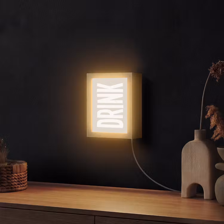 Lightbox - Wandlamp - Japandi - Vintage - Japandi - Wit — 2
