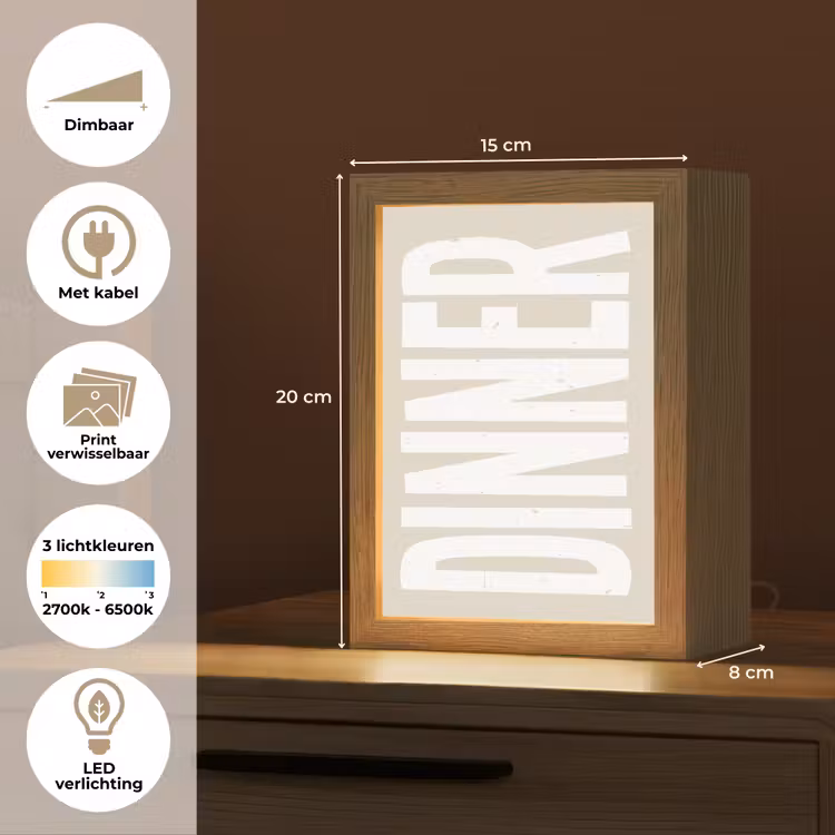 Lightbox - Wandlamp - Vintage - Beige - Japandi - Wit — 9