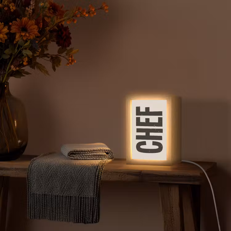 Lightbox - Wandlamp - Vintage - Chef - Japandi - Zwart — 5