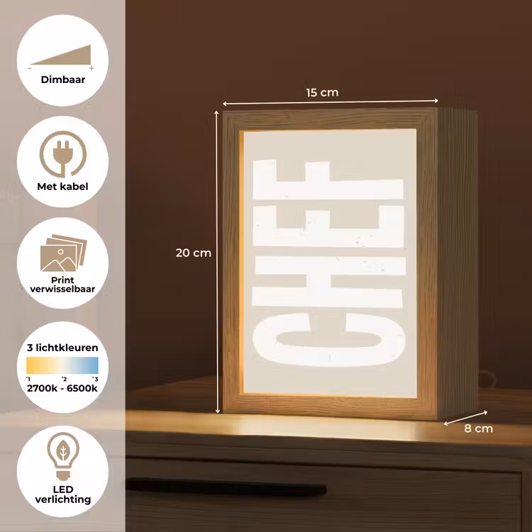 Lightbox - Wandlamp - Wit - Chef - Decoratie - Japandi — 9