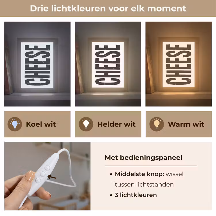 Lightbox - Wandlamp - Zwart - Vintage - Cheese - Japandi — 7