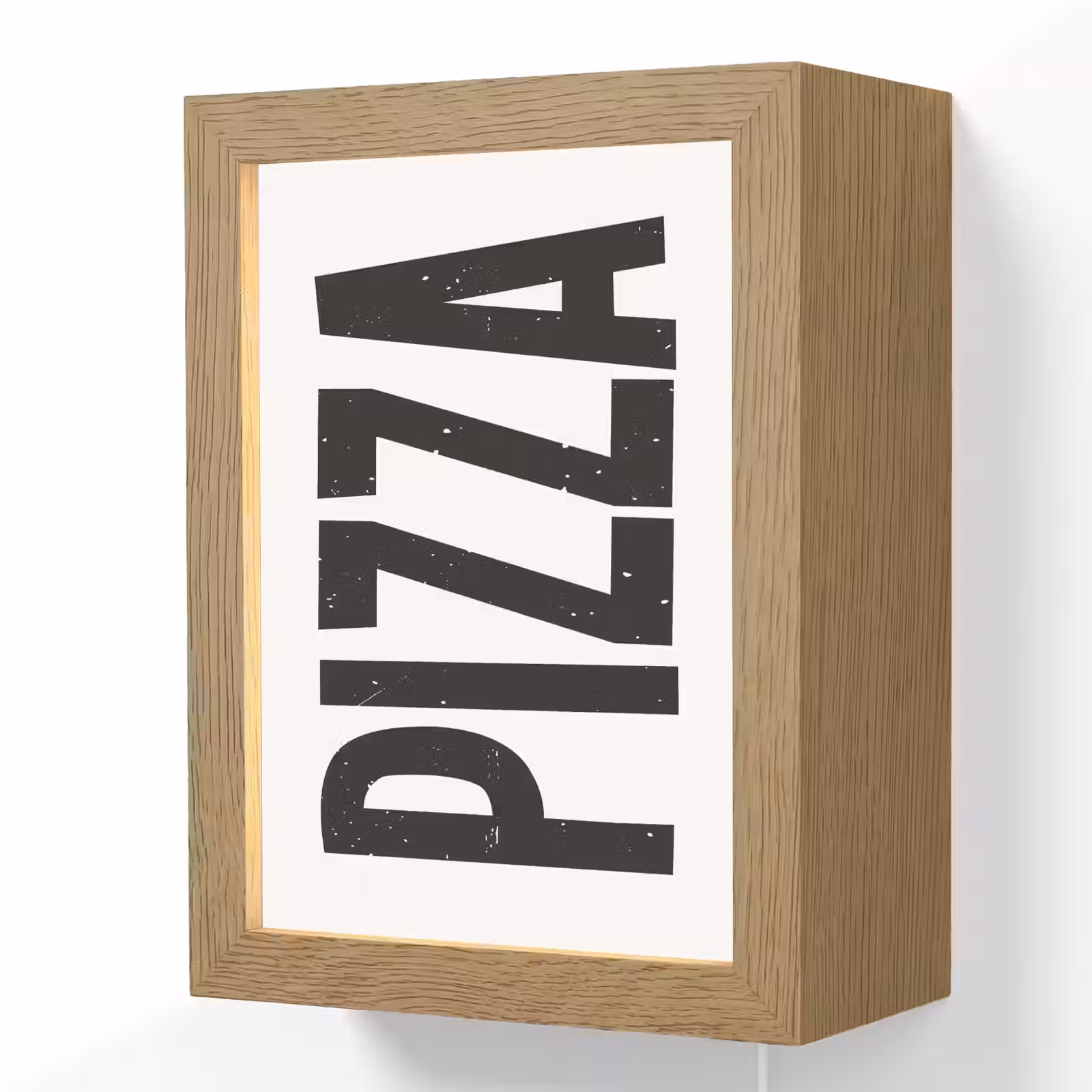 Lightbox - Wandlamp - Pizza - Japandi - Decoratie - Vintage — 1