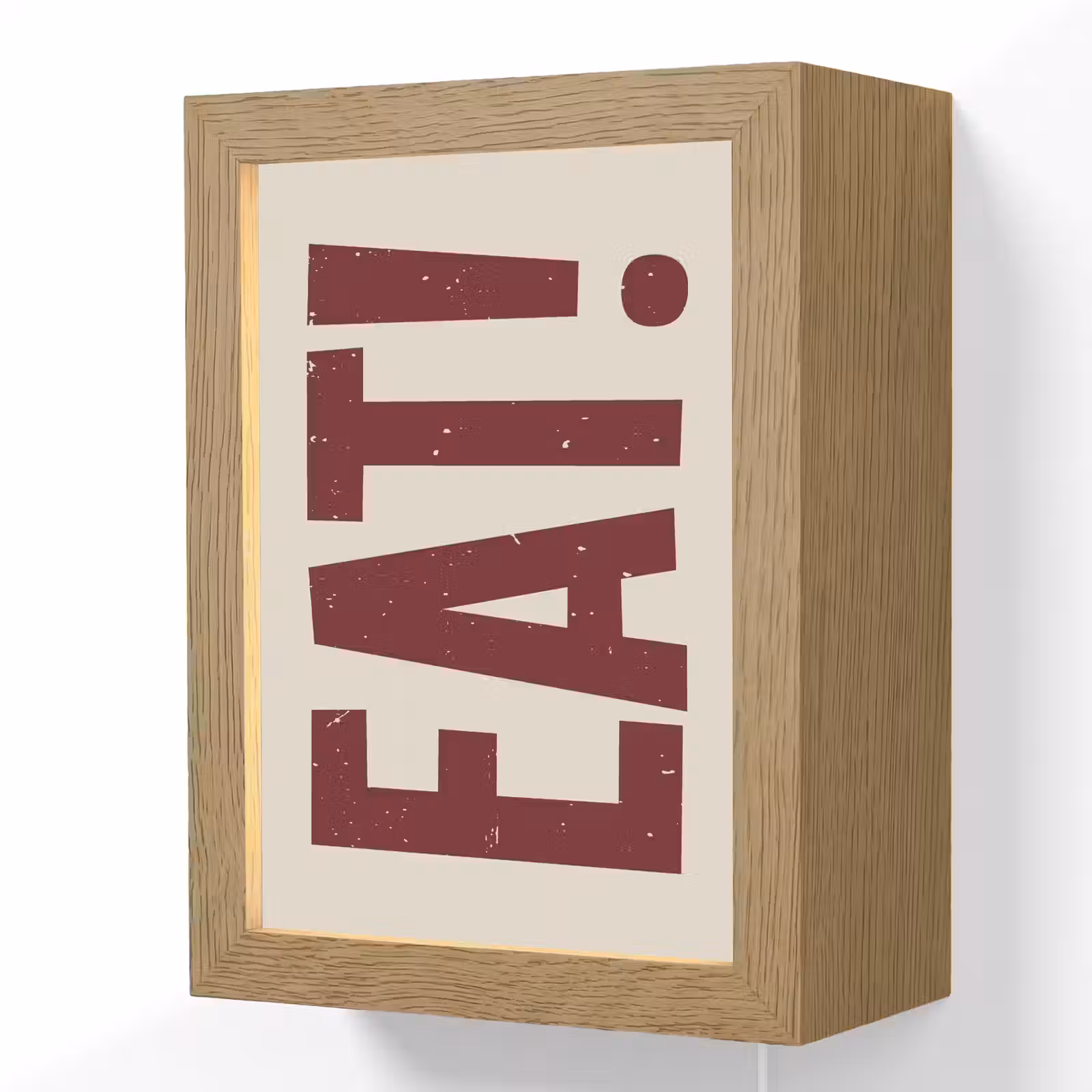 Lightbox - Wandlamp - Red - Eten - Vintage - Decoratie — 1